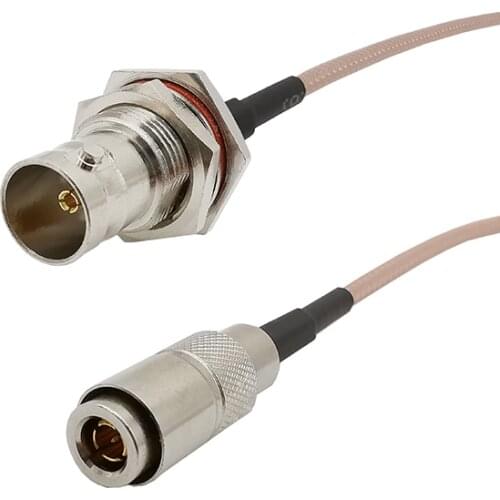 1-10M Mini BNC Male Plug to DIN 1.0/2.3 Male Plug RG179 SDI Cable Connector for HD SDI 3G Vedio Recorder Camera Assist Monitor