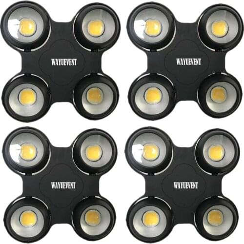 4pcs/lots ) IP65 400w blinder led cob outdoor par led wash 4 eyes audience led blinder 4x100w waterproof led blinder