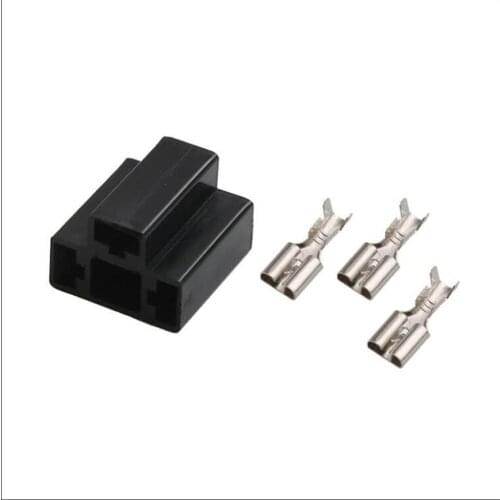 50SET DJY7031-6.3-21 car female cable connector socket 3 pin Connector automotive waterproof plug include terminal seal