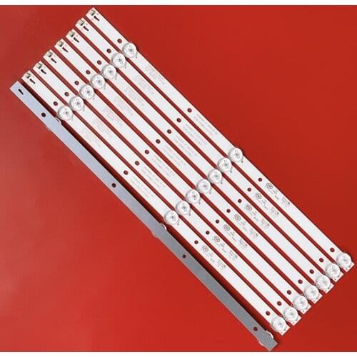 8Pieces/lot FOR K430WDC1 A1 4708-K43WDC-A1113N11 43BDL4012 LED BAR 3LED 39CM 6V 100%NEW