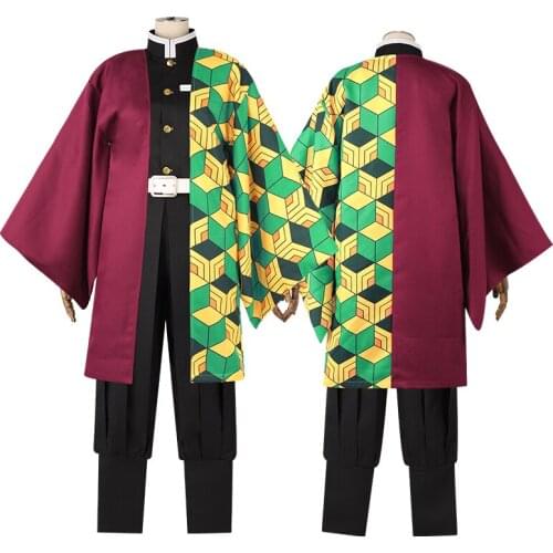 Anime Comic Demon Slayer Kimetsu no Yaiba Cosplay Costumes Tomioka Giyuu Cosplay Costume Uniforms Halloween Blade Of Demon