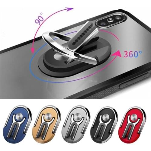 2 in 1 Car Phone Holder 360 Degree Auto Air Vent Mount Stand Finger Ring Phone Holder Bracket Smartphone Cellphone Support