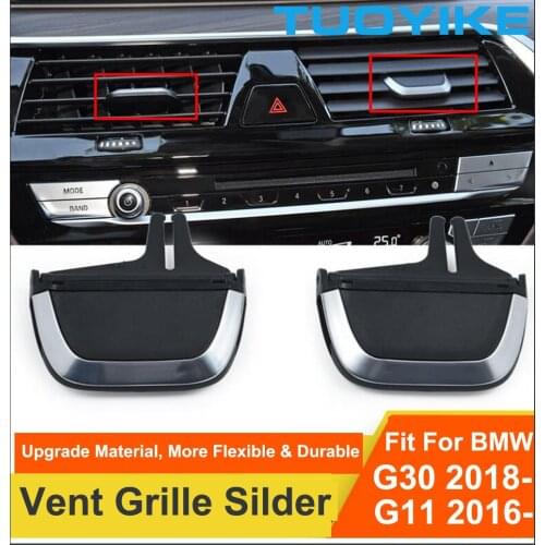 Car Front Air Conditioning Central Rear AC Vent Grille Silder Outlet Tab Clips Repair For BMW 5 / 7-Series G30 G31 G38 G11 G12
