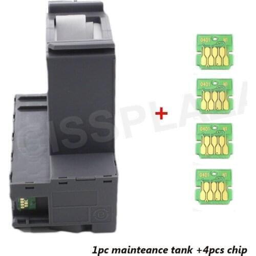 CISSPLAZA 1X T04D1 Maintenance Box + extra chip Compatible For Epson L6160 L6161 L6168 L6170 L6171 L6178 L6190 L6191 printer