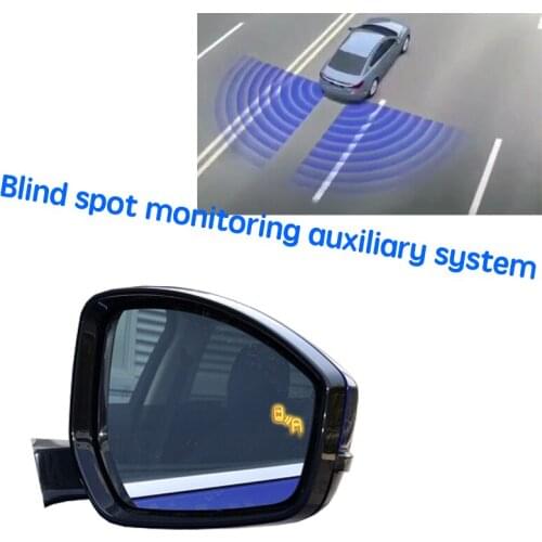 Car BSD BSM BSA Blind Area Spot Warning Drive Mirror Rear Radar Detection System For Jaguar F-Pace X761 2016~2020