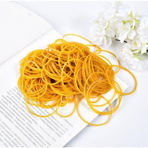 100Pcs Multiple Colors Elastic Bands Multiple Rubber Band Office School Packaging Stretchable Sturdy Rubber Elastics Bands