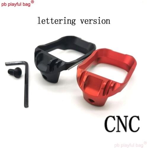 PB Playful Bag Outdoor Sports New CS Game Gel Ball Gun P1 Bottom Cover Upgrade Materials CNC Decoration Toy Accessories IG05