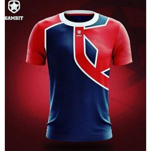 Gambit Gaming E-sports Jersey CSGO Gambit Jersey Team Uniform T-shirt Alex_Ich, Darien, Diamondprox Jersey LOL League T-shirt