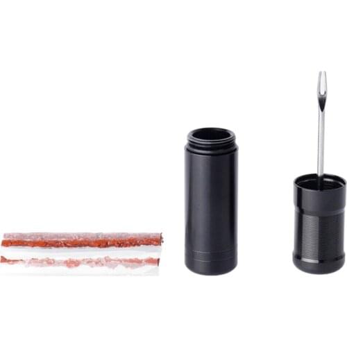 Bike Tubeless Tire Repair Kit Bicycle Vacuum Tyre Punctures Repairing Tools Bike Tire Repair Insertion Tool with Plugs