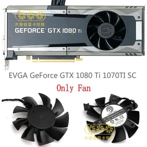 New Original for EVGA GTX1080Ti GTX1070TI HYBRID Video Graphics card cooling fan PLA7015B12L-1 DC12V 0.07A