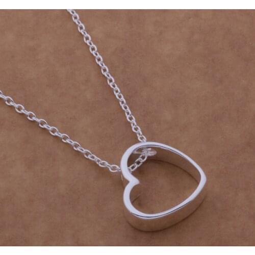 Wholesale High quality silver plated Fashion jewelry chains necklace pendant WN-578