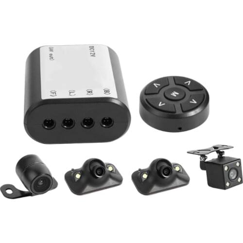 360 Degree Panoramic Car Bird View System 4 Camera Car DVR Recording Panoramic Parking System Vehicle Safety Accessories