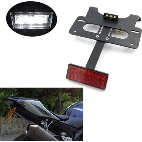 Fit For Suzuki GSXR1000 GSX-R 1000 K5 K7 2005-2008 Tail Tidy Fender Eliminator Kit Number License Plate Holder Bracket Black