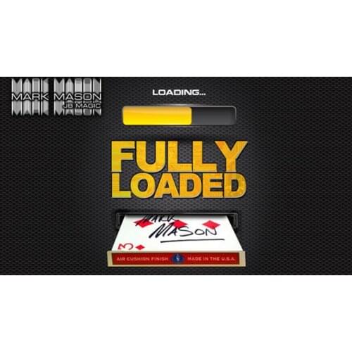 Fully Loaded Card (DVD And Gimmicks) By Mark Mason Magic Tricks Close Up Stage Props Illusion Mentalsim Magician Magie Mystery