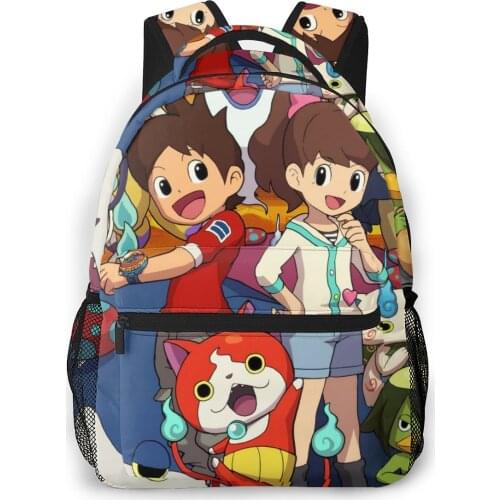 Yo Kai Watch Backpack for Girls Boys Travel RucksackBackpacks for Teenage school bag