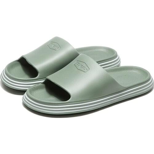 Slippers Female Summer Home Household Mute Bathroom Bath Non-Slip Deodorant Couple Soft And Quick-Drying Male Sandals Slippers