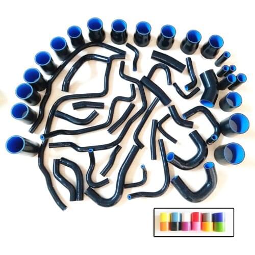 56PCS FOR Nissan 300ZX VG30DETT Z32 1990-1999 Silicone radiator&turbo &vacumm hose