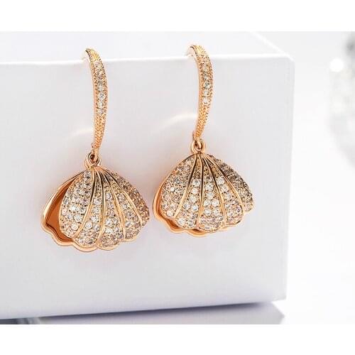 Super Fairy Shell Artificial Pearl Errings with Korean Personality and Simple Atmosphere Ins Hot Ear ring Jewelry Free Shipping