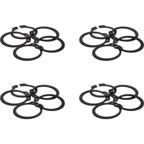 MroMax Shaft Retaining Ring Outer Ring Diameter 15.7/16.8/18.2/19.4/20.2/26/29.2/31.3/33.5/38/39/40/41/42.7/49mm 30/50/100PCS