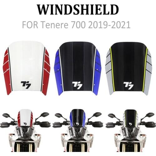 NEW Motorcycle Accessories Front Windshield Windscreen Airflow Wind Deflector FOR YAMAHA Tenere 700 T700 XTZ 700 2019 2020 2021