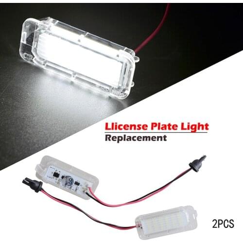 License Plate Lamp Replacement LED Rear Signal Light White Fit For FORD Focus 2 3, C MAX , Mondeo 4 5 , KUGA Car Accessories