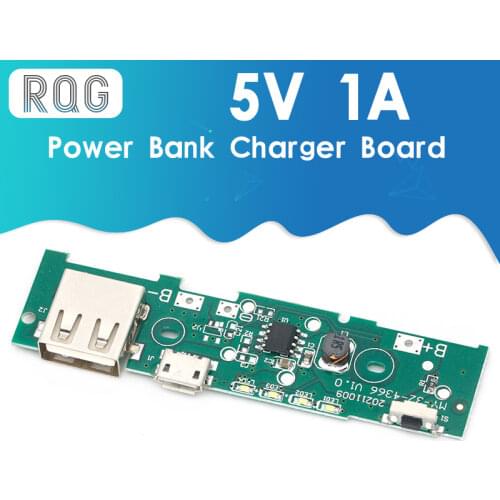 5V 1A Power Bank Charger Board Charging Circuit PCB Board Power Supply Step Up Boost Module Mobile Phone For 18650 Battery DIY