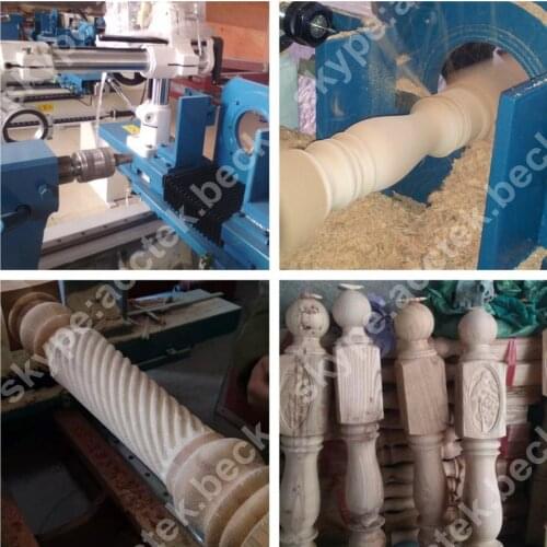 Central machinery wood lathe parts 300mm diameter 1500mm length cnc wood lathes