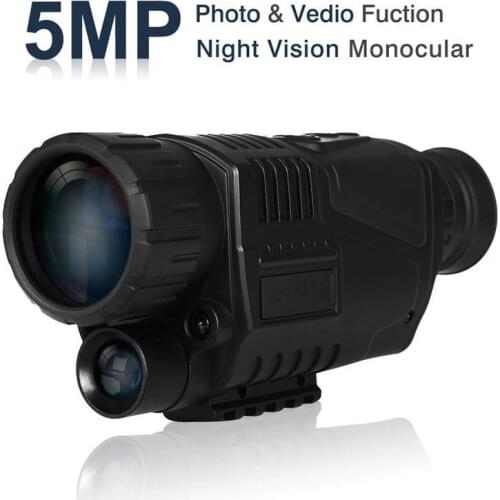 8GB Digital Night Vision Monocular Video Photo DVR Recorder Binoculars IR Monocular Hunting Camera Device For Trail OutdoorSport