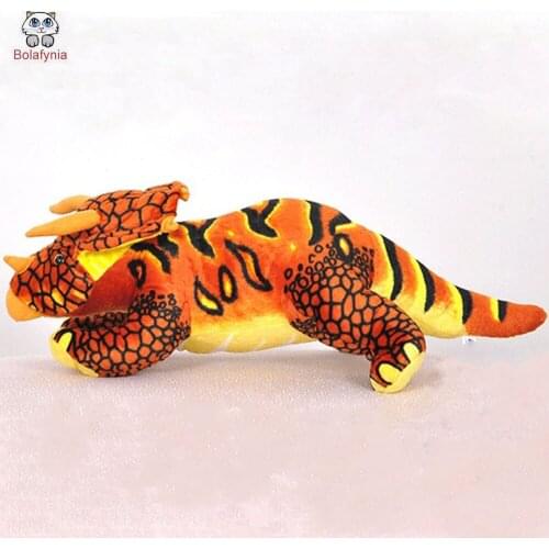 BOLAFYNIA Children Plush Stuffed Toy Triceratops Tyrannosaurus doll Baby Kids Toy for Christmas Birthday gift