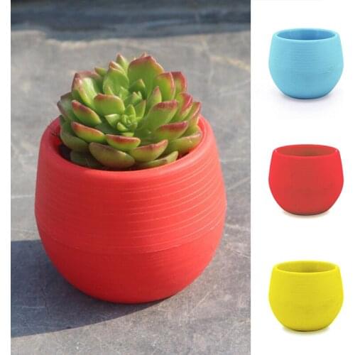 Mini Flower Pots Mini Flowerpot Garden Colorful Plastic Nursery Pots for Home Succulent plants Succulent flowerpot Decor