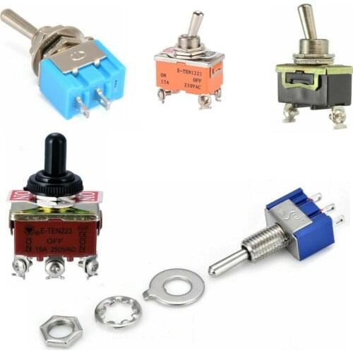 MTS-101 2P/E-TEN/MTS-103 Toggle Switch Single Pole Double Throw ON-OFF 2 (On-Off) Miniature Toggle Switches