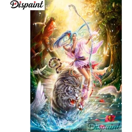 Dispaint Full Square/Round Drill 5D DIY Diamond Painting "Cartoon fairy" Embroidery Cross Stitch 3D Home Decor A12076