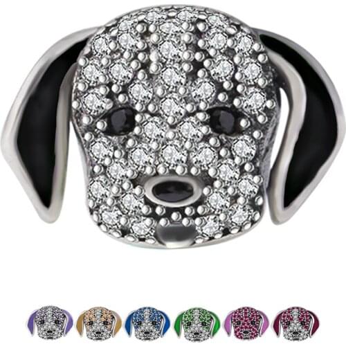 New Cute Dog 925 Sterling Silver Charms Bead Fit Charms Silver 925 Original 2020 DIY Beads For Jewelry Making Women Gift