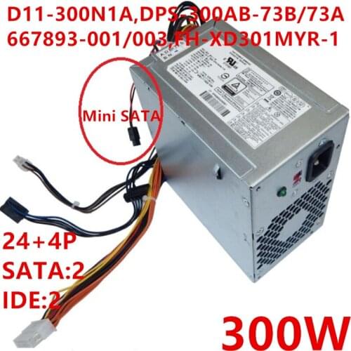 New PSU For HP ProDesk 550 405 G2 400G3 Power Supply D11-300N1A PCB230 DPS-300AB-73B DPS-300AB-72 B 667893-001/003 D10-300P1A