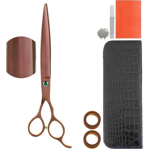 Univinlions 7.5 Inch Pet Shears Professional Dog Cutting Scissors Pet Beauty Hair Cutting Tools Animal Trimming Scissors