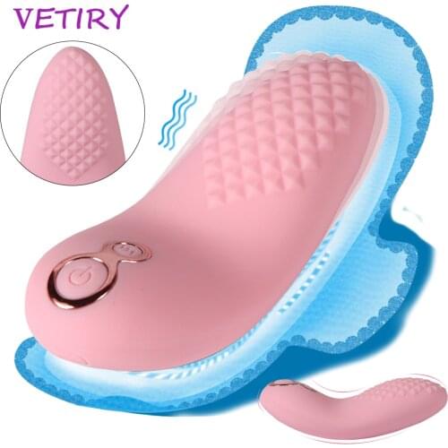 Wearable Panties Vibrator Remote Control Invisible Tongue Licking Vibrator Sex Toys for Women Female Masturbator G-spot Massage