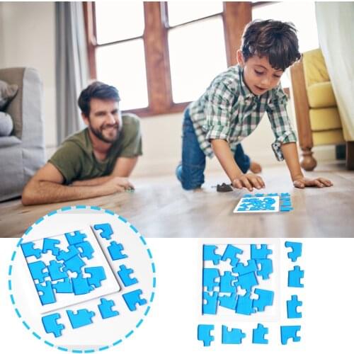 Translucent Acrylic High Difficulty Irregular Shape Plane Puzzle Story Stacking Jigsaw Educational Toy Gift For Children