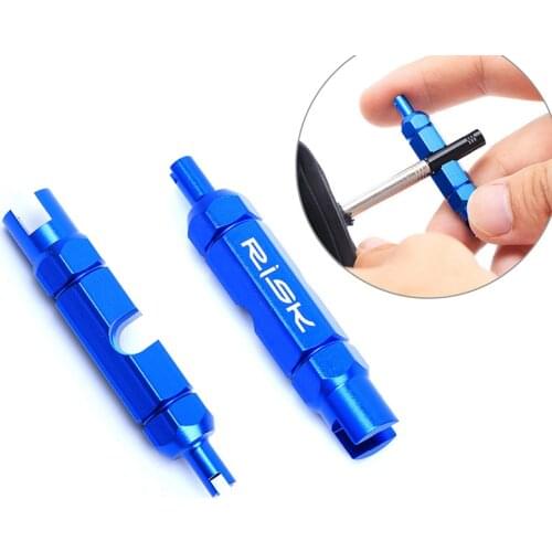 Road MTB Bike Bicycle Schrader Presta Valve Core Installation Removal Presta Extension Rod Multifunction Wrench Valve tools