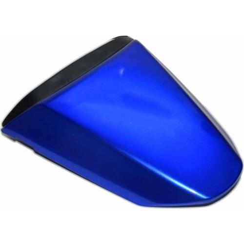 Blue Motorcycle Rear Tail Pillion Passenger Hard Seat Cover Cowl Fairing Seat for Kawasaki Ninja ZX10R 2008 2009 2010