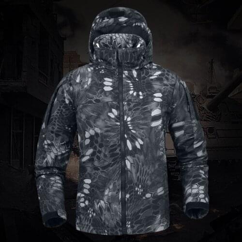 Sport Tactical Windbreaker Coat Mens Outdoor Hunting Hiking Water Resistant Warm Jacket Camouflage Tactical Jacket