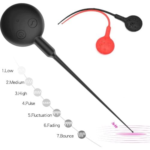 Penis Urethral Plug Vibrator Male Masturbator For Men 7 Speed Urethra Dilators Sound Prostate Massager Butt Plug Toys For Adult