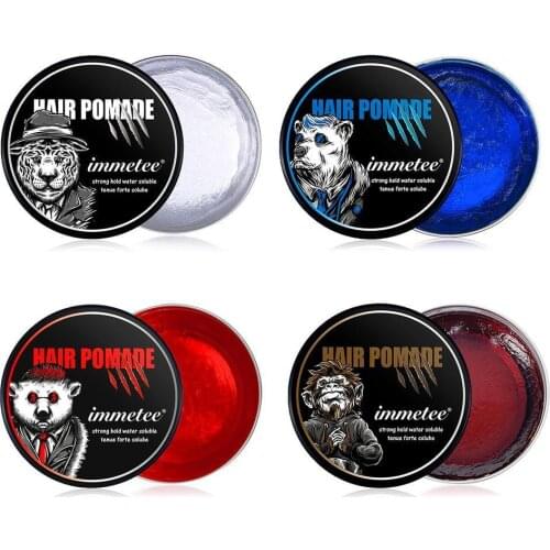 Strong Control Hold Hair Wax For Hair Red Transparent Hair Gel Popular Ancient Hair Cream Product Hair Pomade For Styling Tools