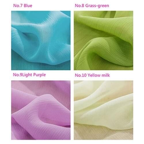 High quality 75D silk crepe fabric, 150cm*100cm chiffon fabric,Soft and comfortable dress material,2PCS/lot