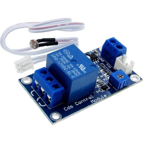 XH-M131 DC 5V / 12V Light Control Switch Photoresistor Relay Module Detection Sensor 10A brightness Automatic Control Module