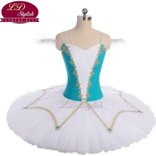 Women White Ballet Tutu Swan Lake Stage Wear Adult Classical Ballet Dance Performance Competition Costumes Girls Ballet Skirt