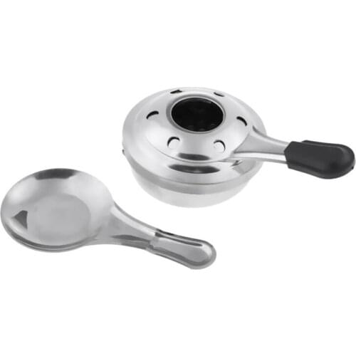 1PC Stainless Steel Alcohol StoveOutdoor Camping Heating Tools Mini Portable Alcohol Stove Burner Stainless Steel Cooking Tool