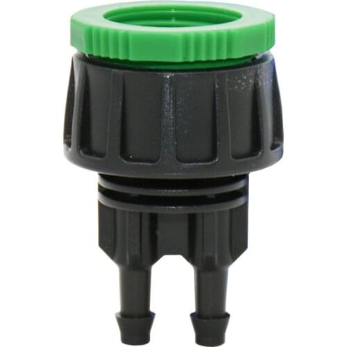 1/2 3/4 to 1/4 hose 2-way connector 1/4 Splitter watering Y tap G1/2 G3/4 Hose Pipe Splitter Quick connector 2pcs