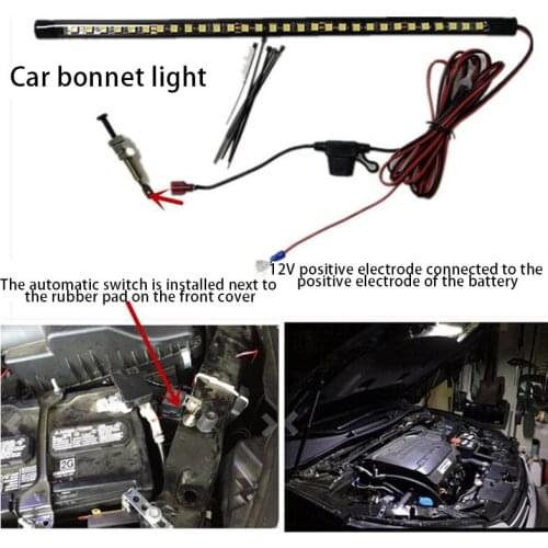 2021 New Car Universal Under Hood Engine Repair 36cm LED Light Bar with Switch Control