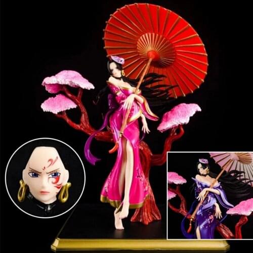 25CM One Piece Gk Statue Boa Hancock Pvc Scale Anime Sexy Girls Model Figure