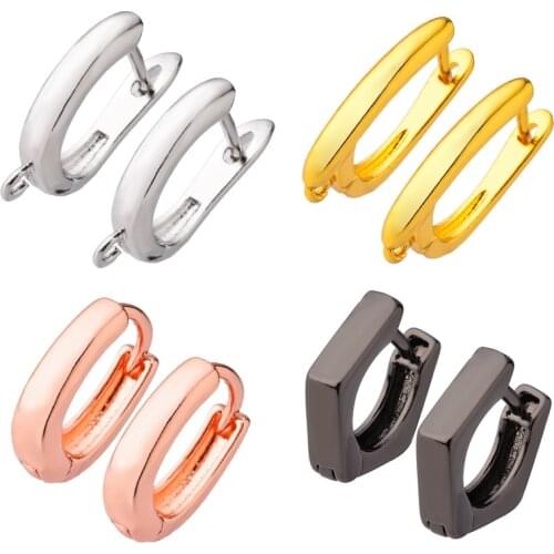 4 colors DIY earring jewelry making supplies kpop accessories wholesale gold/silver color earrings hooks for earring making